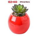 AZKO Arthome Iris Akiko Tanaman Artifisial Sukulen