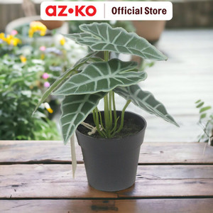 AZKO Arthome Tanaman Artifisial Leaf Dengan Pot