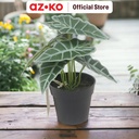 AZKO Arthome Tanaman Artifisial Leaf Dengan Pot