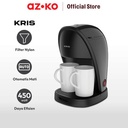 AZKO Kris 250 Ml Coffee Drip Maker 2 Cups - Hitam