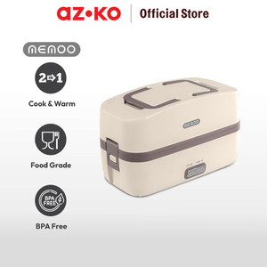 AZKO Memoo Kotak Makan Warmer Elektrik 270 Watt - Putih