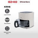 AZKO Kris 3 ltr Air Fryer - Putih Alat Masak Goreng Pembuat Makanan Penggoreng Tanpa Minyak Elektronik Dapur