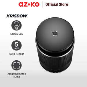AZKO Krisbow Perangkap Nyamuk Inhalant 5 Watt Gm926u - Hitam