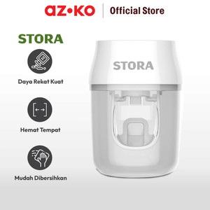 AZKO Stora Dispenser Pasta Gigi - Putih