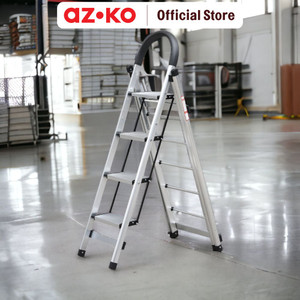 AZKO Fixsteps 1.5 mtr Tangga Lipat Jemuran Aluminium 2 In 1 4 Step