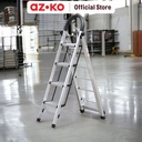 AZKO Fixsteps 1.5 mtr Tangga Lipat Jemuran Aluminium 2 In 1 4 Step