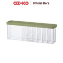 AZKO Stora 28x6.5x10 Cm Kotak Organizer Kabel - Krem Beige