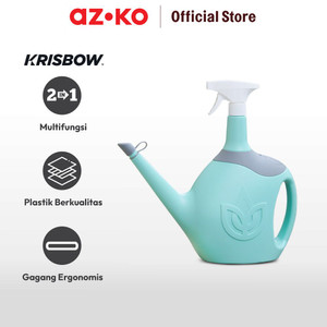 AZKO Krisbow 1.8 Ltr Penyiram Tanaman Dengan Kepala Spray - Biru