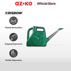 AZKO Krisbow 9 Ltr Penyiram Tanaman Square - Hijau Tua