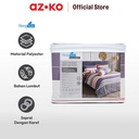 AZKO Sleeplite 160X200 cm Set 5 Pcs Seprai Queen Polyester Stripe Cider