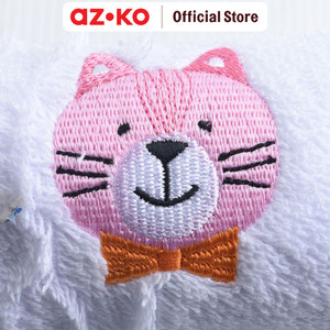 AZKO Ataru 30x50 Cm Handuk Mandi Anak Cat - Putih