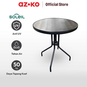 AZKO Soleil 60 Cm Meja Tamu Polywood Round