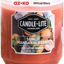 AZKO Candle Lite Sunlit Mandarin Berry Lilin Aromaterapi 510 Gr