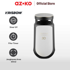 AZKO Krisbow Perangkap Nyamuk Inhalant Dengan Timer Gm962 - Hitam
