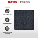 AZKO Forhom 30x30 Cm Pelapis Lantai Sxp Diy - Abu-Abu Tua