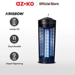 AZKO Krisbow Perangkap Nyamuk Ma 11 watt - Hitam Perangkap Serangga Mosquito Trap Alat Pengusir Pembasmi Nyamuk Perlengkapan Elektronik Rumah Tangga