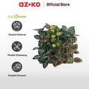AZKO Cc Grass 33x33 Cm Tanaman Dinding Buatan Rose & Codiaeum Mix