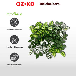 AZKO Cc Grass 33x33 Cm Tanaman Dinding Buatan Rose & Berry Mix