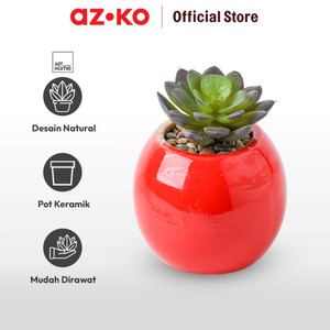 AZKO Arthome Iris Akiko Tanaman Artifisial Sukulen