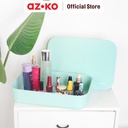 AZKO Stora 36.5x26x8 Cm Kotak Penyimpanan Dengan Tutup - Biru
