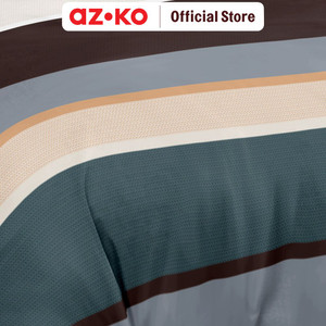 AZKO Sleeplite 180X200 cm Set 5 Pcs Seprai King Polyester Stripe Nomad