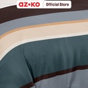 AZKO Sleeplite 180X200 cm Set 5 Pcs Seprai King Polyester Stripe Nomad