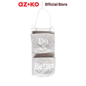 AZKO Ataru 20x38 Cm Rak Gantung 2 Kompartemen - Cokelat