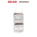 AZKO Ataru 20x38 Cm Rak Gantung 2 Kompartemen - Cokelat