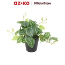 AZKO Arthome Tanaman Artifisial Leaf Dengan Pot