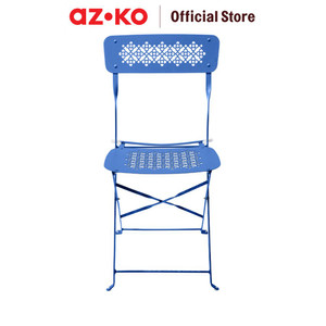 AZKO Soleil Lucia Bistro Set Kursi & Meja Lipat Teras - Biru