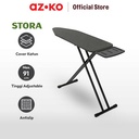 AZKO Stora 145X38X91 cm Meja Setrika Lipat Square Tube - Hitam