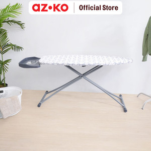 AZKO Stora 127X49X85.5 Meja Setrika Lipat Dengan Retractable Iron Rest