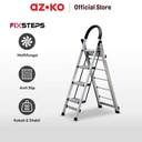 AZKO Fixsteps 1.5 mtr Tangga Lipat Jemuran Aluminium 2 In 1 4 Step