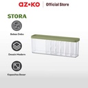AZKO Stora 28x6.5x10 Cm Kotak Organizer Kabel - Krem Beige