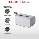 AZKO Stora 22.5x11.5x11 Cm Kotak Tisu - Putih
