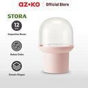 AZKO Stora 16.5x16.5x14.5 Cm Organizer Kuas Make Up - Putih