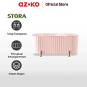 AZKO Stora 21.4x8.6x9.1 Cm Kotak Penyimpanan Kapas - Pink