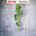 AZKO Arthome Tanaman Artifisial Garland Anthurium Leaf - Hijau
