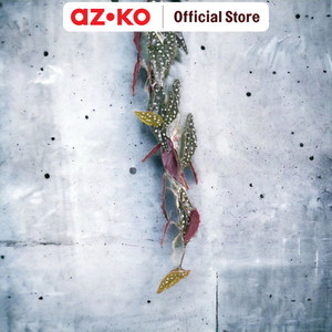 AZKO Arthome Tanaman Artifisial Garland Taro Leaf - Hijau/Ungu