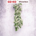 AZKO Arthome Tanaman Artifisial Garland Monstera White Leaf - Putih