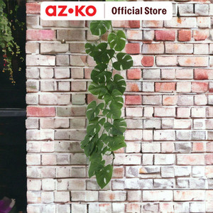 AZKO Arthome Tanaman Artifisial Garland Monstera Leaf - Hijau