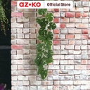 AZKO Arthome Tanaman Artifisial Garland Monstera Leaf - Hijau
