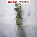 AZKO Arthome Tanaman Artifisial Garland Evergreen Lotus Leaf - Hijau