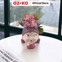 AZKO Arthome Tanaman Artifisial Sukulen Dengan Pot Anima Think