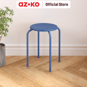 AZKO Soleil Bangku Metal - Biru Gummy