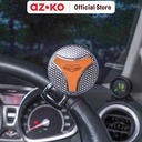 AZKO Carex Noblesse Power Handle Setir Mobil Carbon - Cokelat/Silver