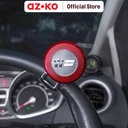 AZKO Carex Cata Power Handle Setir Mobil - Merah Maroon