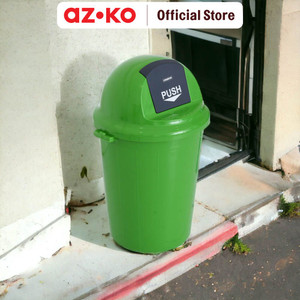AZKO Krisbow 80 Ltr Tempat Sampah Outdoor - Hijau