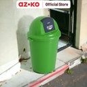 AZKO Krisbow 80 Ltr Tempat Sampah Outdoor - Hijau