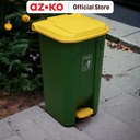 AZKO Krisbow 100 Ltr Tempat Sampah Outdoor Pedal Nw - Hijau